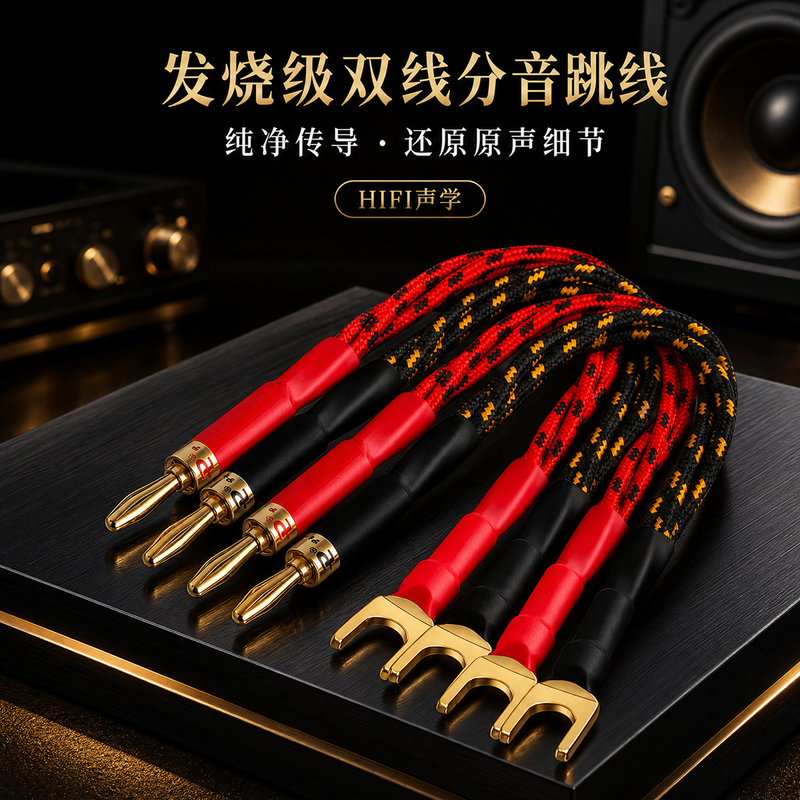 Hifi Imported American Western Electric Jumper Cables Audiophile Speakers High and Low Frequency Bridge Cables Speaker Bridge Cables Colorful Western Electric Wires