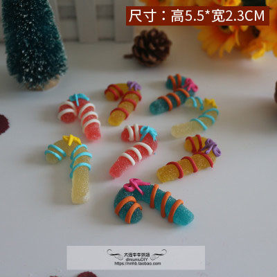 Christmas Candy Man Paparazzi Christmas Walking Stick Multicolored Christmas Cake Gingerbread House Decoration Sugar Paparazzi Candy