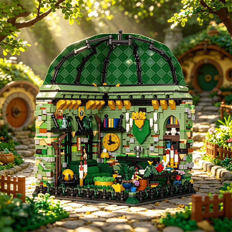 Hufflepuff House Slytherin House Public Lounge Building Blocks Harry Magic World Assembly Street Scene