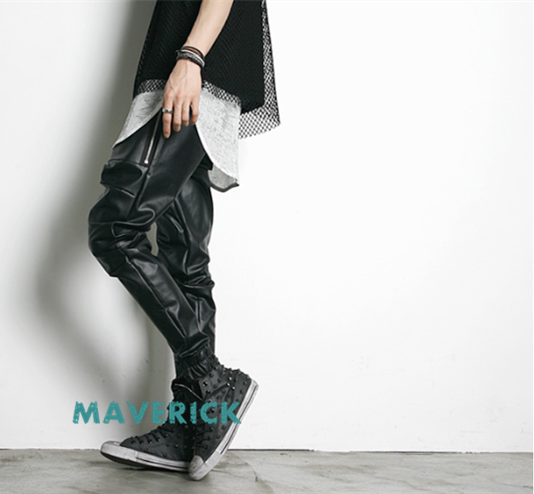 Pantalon cuir homme pour hiver - Ref 1491406 Image 7