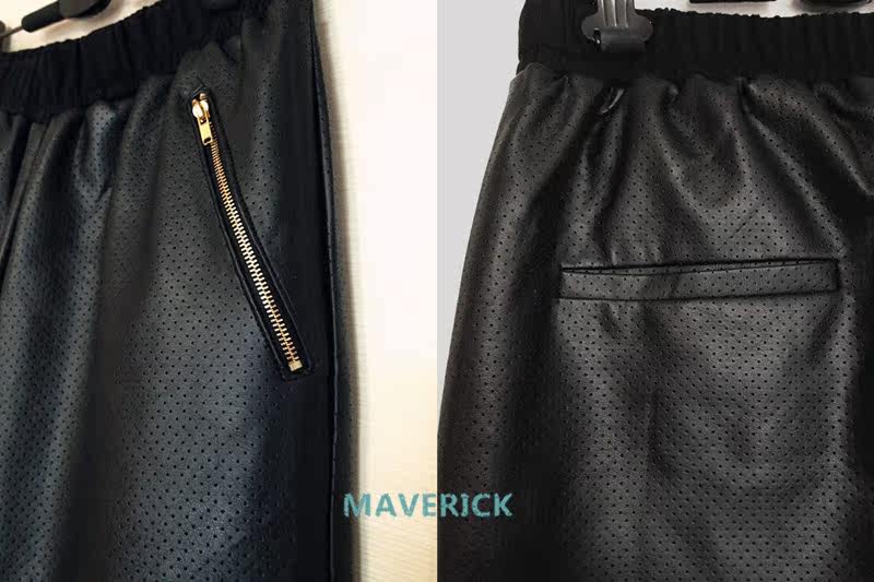 Pantalon cuir homme - Ref 1486349 Image 7