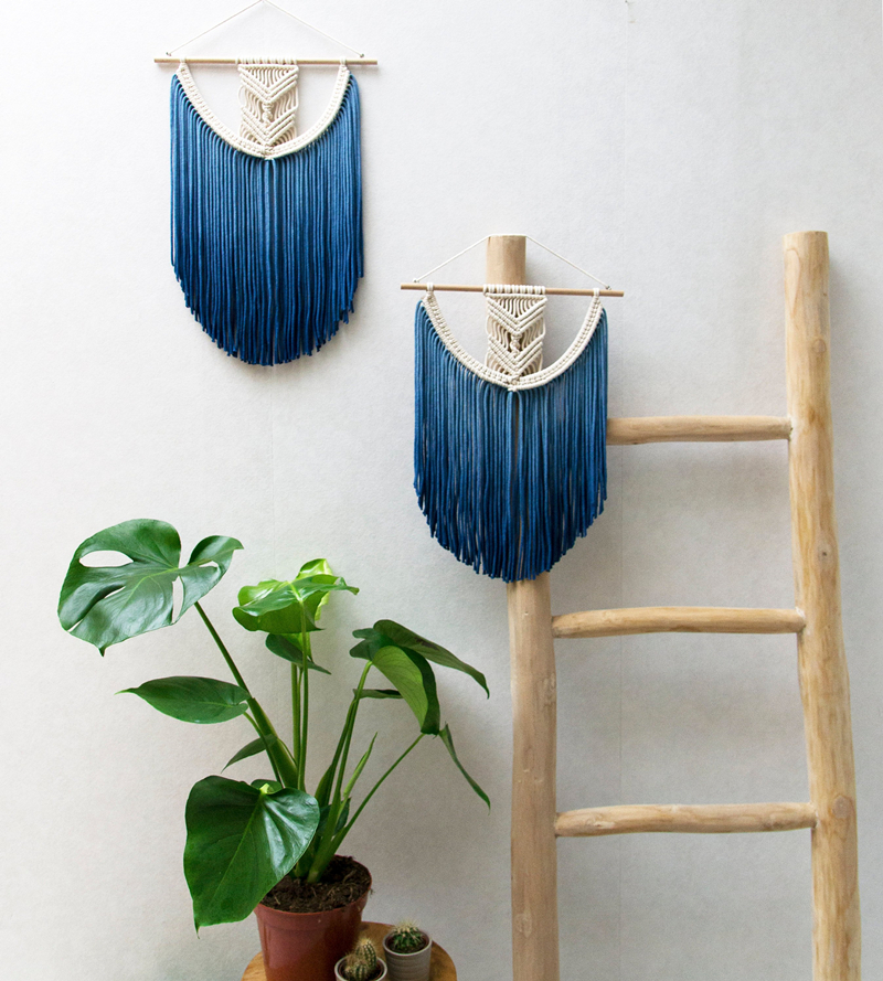 Mùa xuân | Bắc Âu Bohemian tay dệt tấm thảm màu phòng ngủ tường cạnh giường Trang chủ Trang trí - Tapestry thảm treo tường blackpink