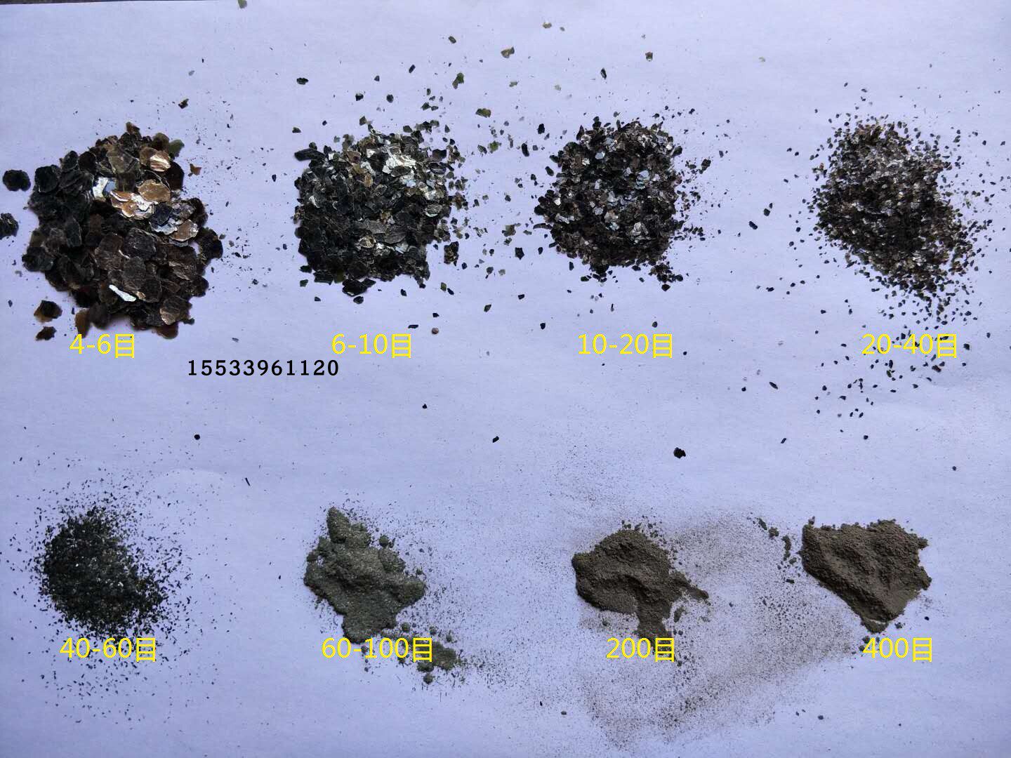 High temperature resistant mica flakes, phlogopite powder, insulating biotite powder, natural pearlescent muscovite powder, a pound