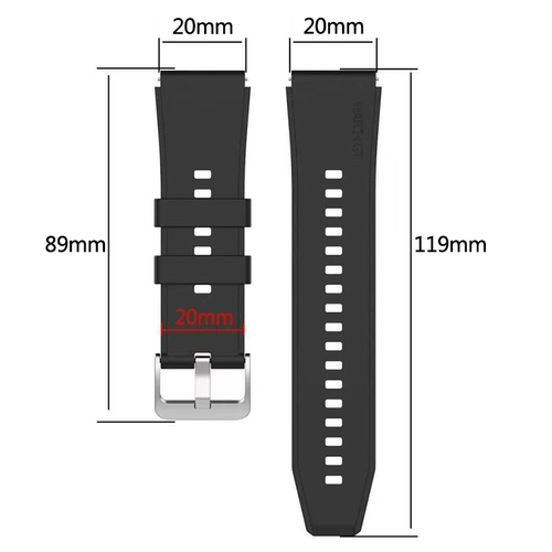 Huawei, ремешок для часов, силиконовый браслет, 22mm, 20mm