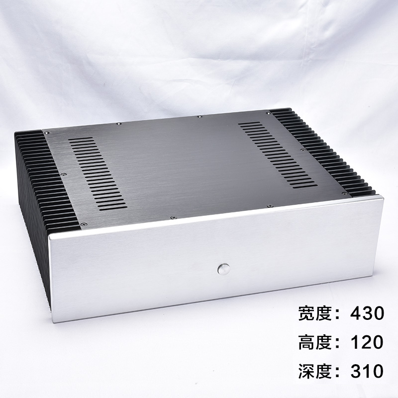 Both sides of the cooling all-aluminum power amplifier chassis BZ4312 pure class A power amplifier chassis