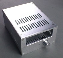 All-aluminum alloy all-silver silver tube chassis Small tube preamplifier all-aluminum chassis Preamplifier chassis