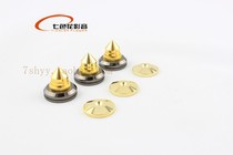 Fever audio shock-absorbing foot nails pure copper gold-plated amplifier amplifier CD-level shock-absorbing foot nail machine foot pad diameter 28 high 25