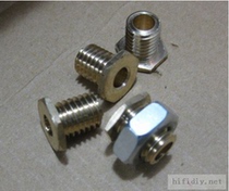 The potentiometer 6 mm in diameter extends rod positioning copper cover