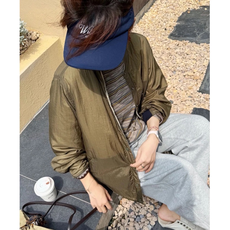 [Sister Xiaoyu Is Here] High-End Spring and Autumn Reversible Windproof Lightweight Sun Protection Windbreaker Jacket for Women W6868