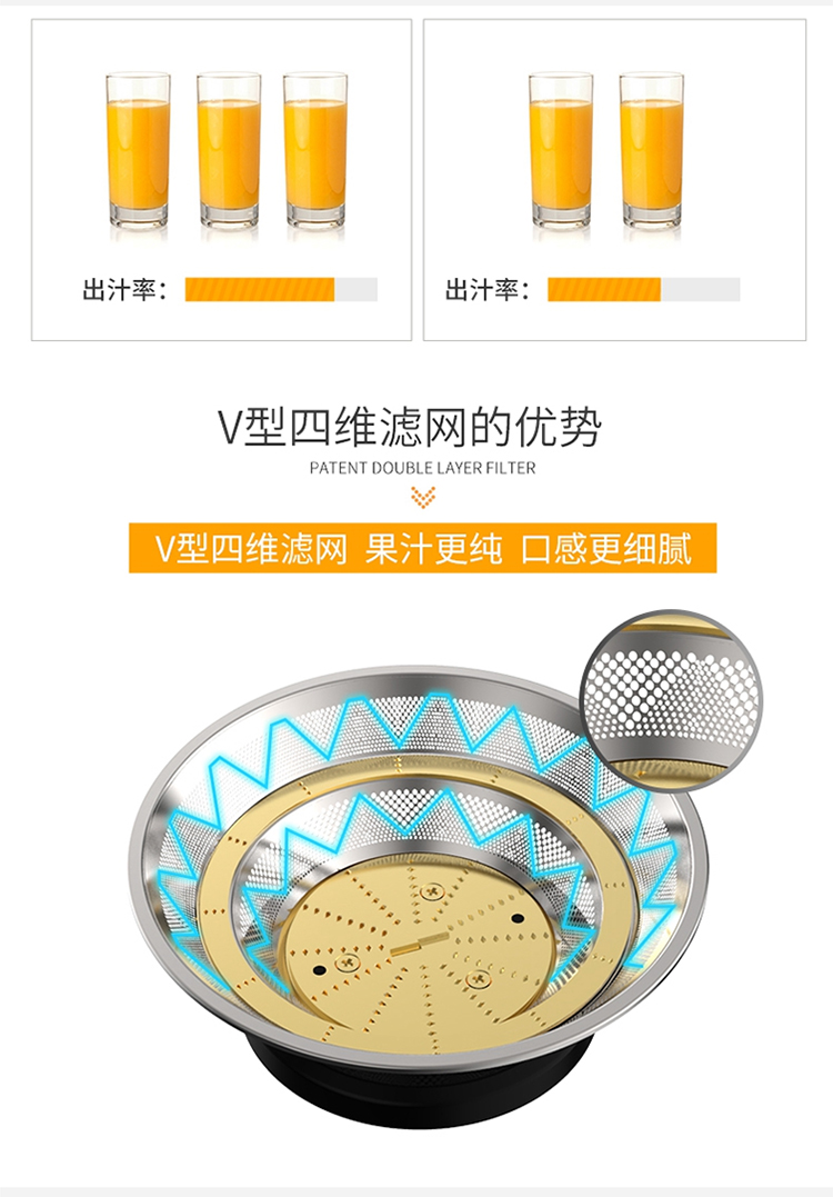 máy ép trái cây chậm Máy ép trái cây nguyên chất tốc độ thấp vắt chậm hai lớp nước ép trái cây tốt làm sạch chuyên nghiệp khách sạn nước ép nhà máy ép trái cây điện máy ép chậm bosch mesm731m