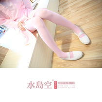 Mushima empty spring and autumn Loli light pink velvet pantyhose Japanese animation autumn nurse stockings pantyhose women