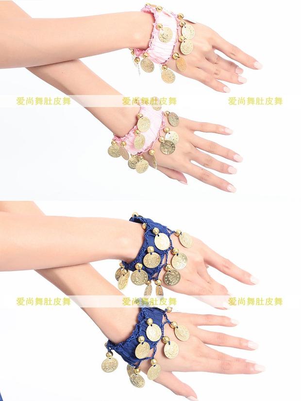 Ngày thiếu nhi Belly Dance Bracelet Ấn Độ Phụ kiện khiêu vũ Trang sức biểu diễn Vòng tay chuỗi vòng treo Đồng hồ đeo tay khuyến mãi - Vòng chân vòng đeo chân cho nữ