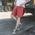 LMTNZD quần short mùa hè nam cotton lỏng thể thao cổng vải lanh công cụ xu hướng bãi biển năm quần quần ngắn Quần short
