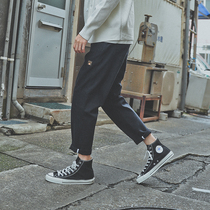 LMTNZD spring and summer overalls mens straight loose Korean ins tide Japanese port style thin casual pants