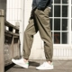 LMTNZD mùa đông đơn giản nam hoang dã mặc quần yếm màu đen chân thường quần jogger nam