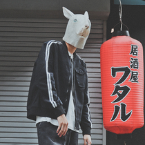 LMTNZD original jacket mens summer two bars black slim baseball suit trend casual bomber jacket