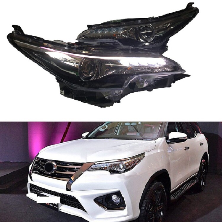 2 (left right) for Toyota2016 fortuner LED living room light white shell white light yellow light
