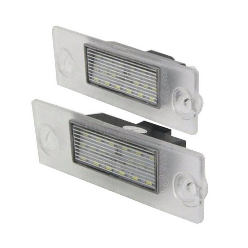 Suitable for Audi A3 A6 C5 4B LED license plate light license plate light 24LED white light 2