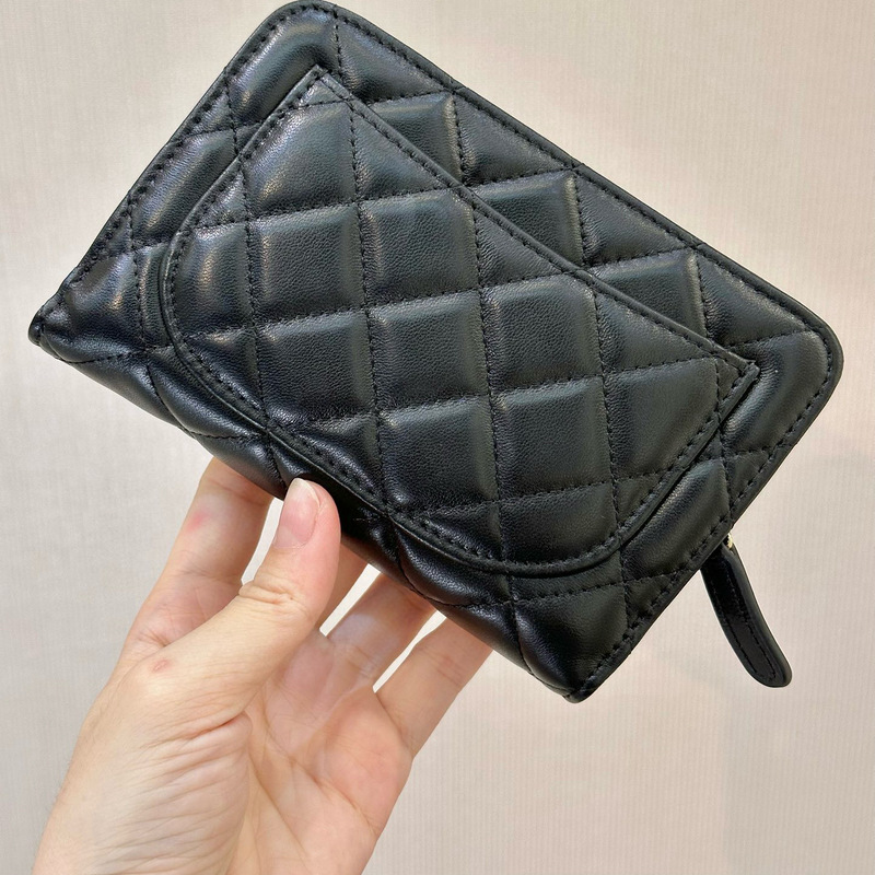 Banmei Classic Style Small Fragrance Travel Portable Multifunctional Boarding Pass Caviar Leather Card Holder Passport Wallet for Women Banmei Classic Style Small Fragrance Travel Portable Multifunctional Boarding Pass Caviar Leather Card Holder Passport Wallet for Women
