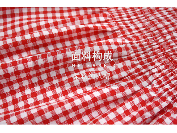 AM Sauce Majia [gửi thắt lưng] áo sơ mi kẻ sọc ngọt ngào Pháp 2018 mới đầm mẹ-con áo thun đẹp cho cả nhà