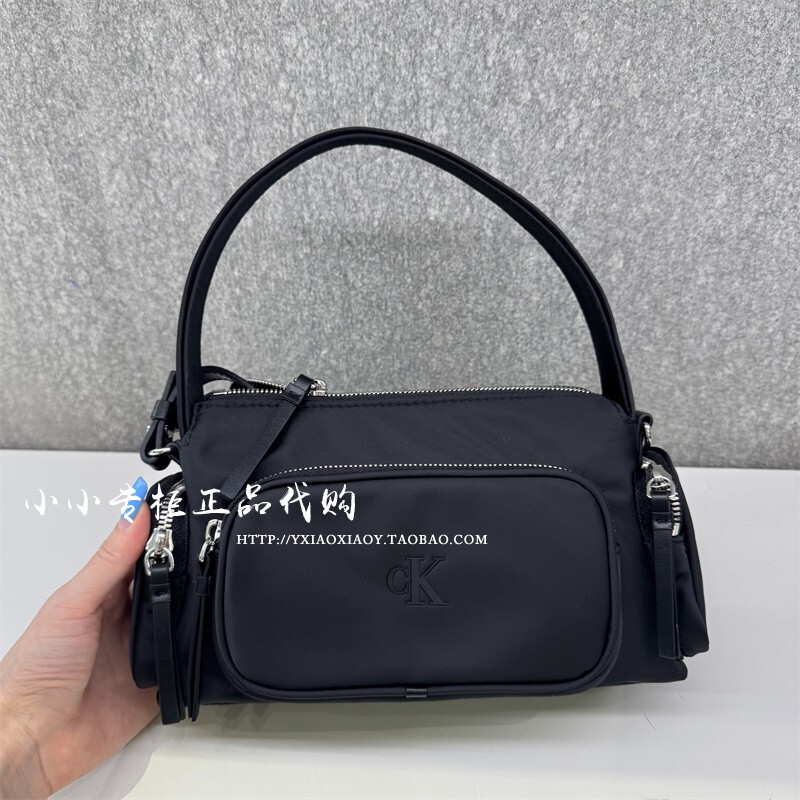 Ck Jeans Genuine Product from the Store, 25Th Autumn Collection, Multi-Pocket Small Square Handbag, Shoulder Crossbody Bag 4F3132G