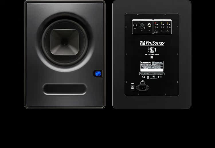 Loa đồng trục Preyus SIGHter S8 8 inch Màn hình ghi âm chuyên nghiệp (1 đôi) - Loa loa loa ronamax