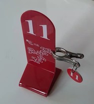 Table number plate double sided digital card spicy hot and called number plate number plate number plate table card for dining card seat position card