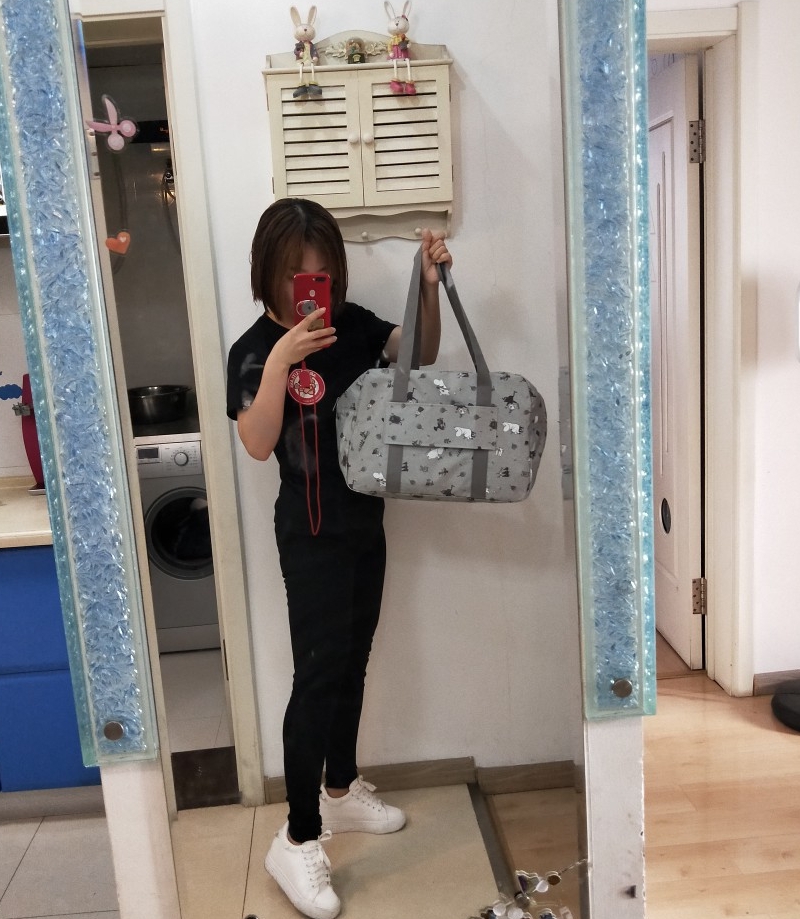 Tạp chí Nhật Bản mô hình túi du lịch Mu Min túi tập thể dục nữ túi lớn khoảng cách ngắn xe đẩy hành lý túi du lịch giải trí túi đựng mỹ phẩm du lịch