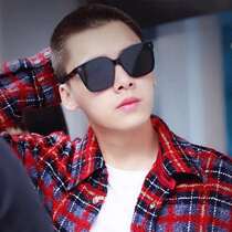 gm sunglasses women sun glasses anti-ultraviolet glasses ins men driving polarized driving mirror big face thin ins New