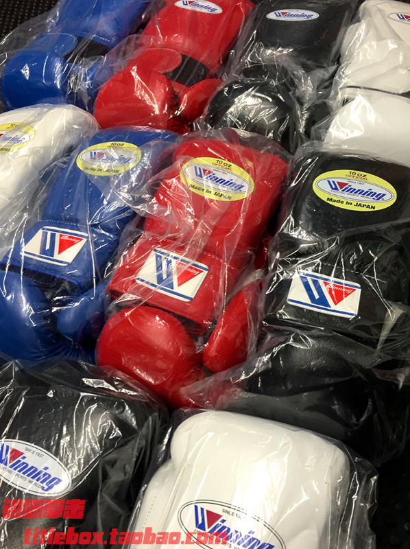 (Import)Japanese version of winning gloves professional boxing gloves leather training competition for men and women