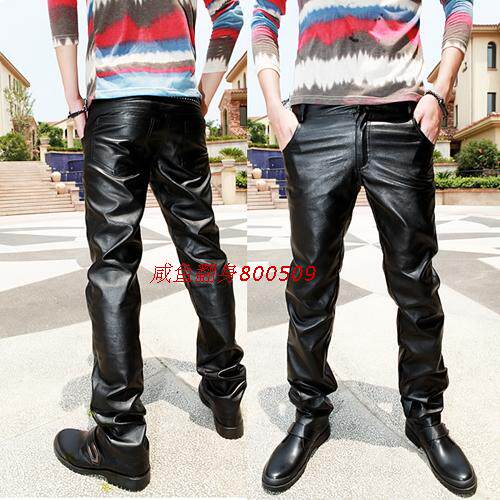 Pantalon cuir homme droit pour adolescent - Ref 1483943 Image 25