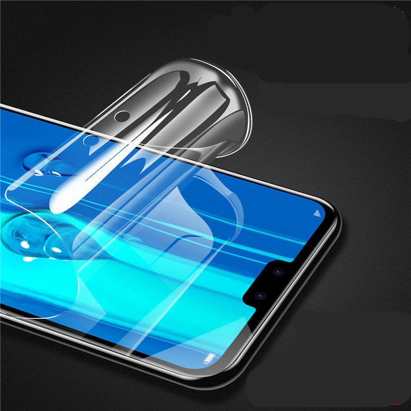 华为畅享9plus水凝膜磨砂畅享10plus钢化膜畅享9抗蓝光9e手机全屏覆盖防指纹软高清前贴膜全包无白边防摔纳米