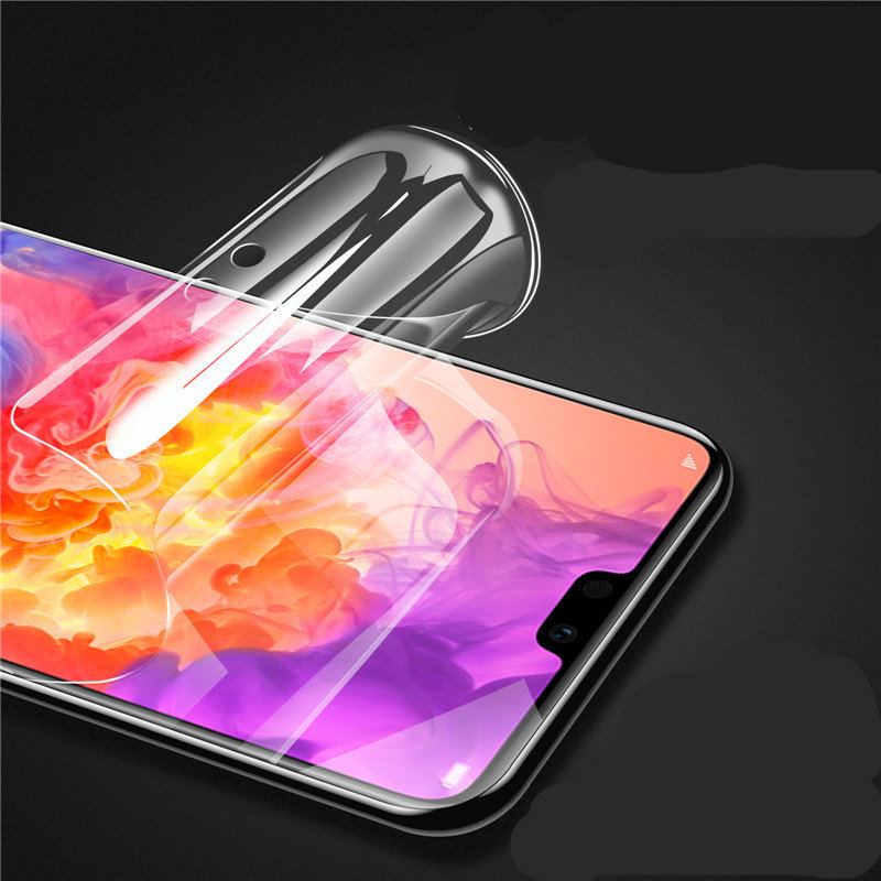 华为P20钢化水凝膜p20pro抗蓝光护眼p20lite磨砂手机曲面全屏覆盖软膜高清贴膜全包无白边原装纳米防摔防指纹