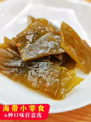 Ready-to-eat kelp snacks spicy and spicy large slices of kelp silk cold open bag instant flavor snack snacks