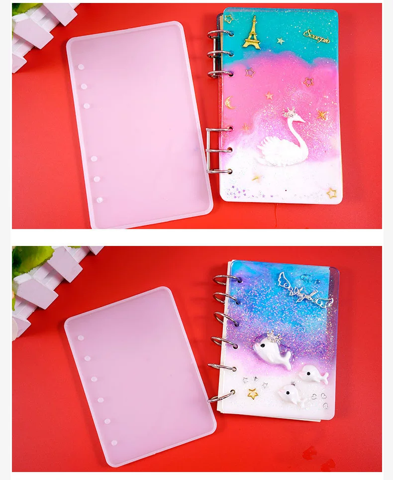 Эпоксидная смола, аксессуар ручной работы, ноутбук, набор материалов, силиконовая форма, DIY