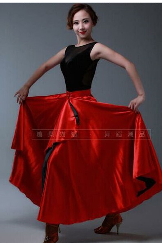 Spanish Bullfighting Dance Performance Cape Professional Latin Dance Skirt National Standard Latin Cape Apron Adult Large Skirt