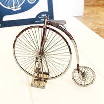 Steel Demon 3D glue-free three-dimensional metal assembly stainless steel puzzle model integrated Miscellaneous vintage bicycle