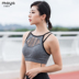 Thời trang mới rỗng áo chống sốc thể thao nữ chạy bộ yoga không có vòng thép nhanh khô đồ lót thể thao áo tank top gym nữ Đồ lót thể thao