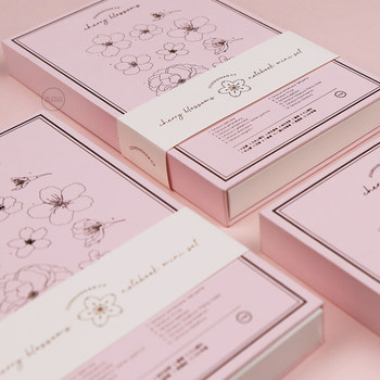 Jiukoushan original pink notebook new year stationery