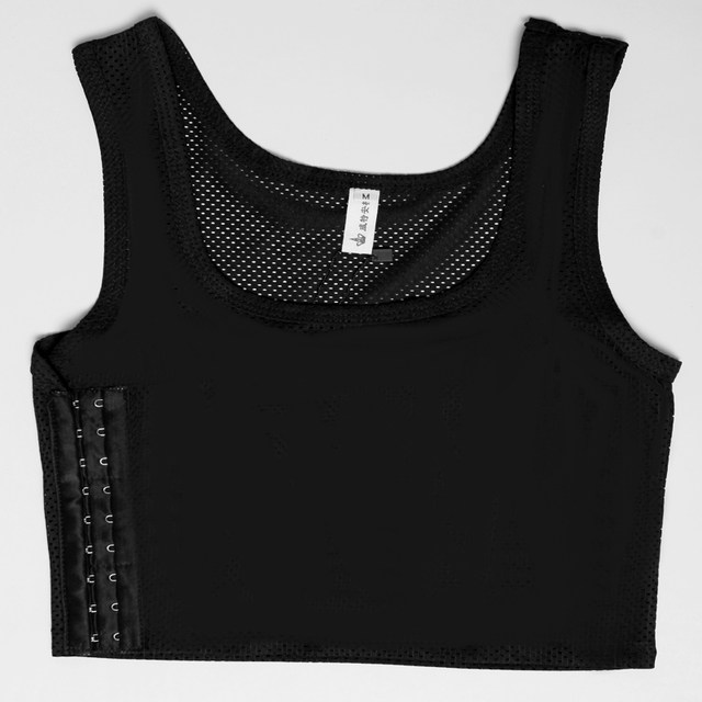 les corset, super flat, bandage-free, big breasts, small, short, breast reduction, shock-proof underwear, women cos handsome t sports cotton vest