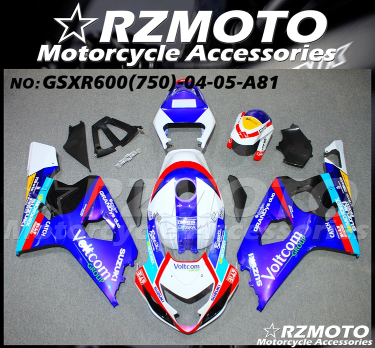 RZMOTO S K4 R600 R750 R750 04 05 shell FAIRING Carbon fiber lacquered custom baking varnish