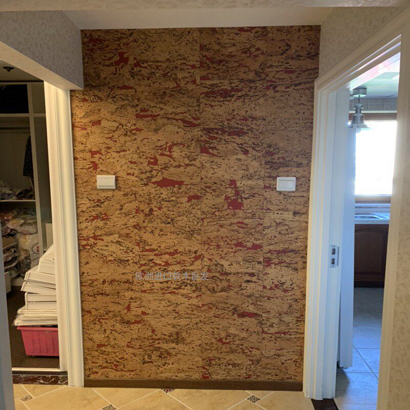 Home cork wall panels marble pattern Portugal original JCDecaux non-American sound absorption sound insulation noise reduction environmental protection finish mail