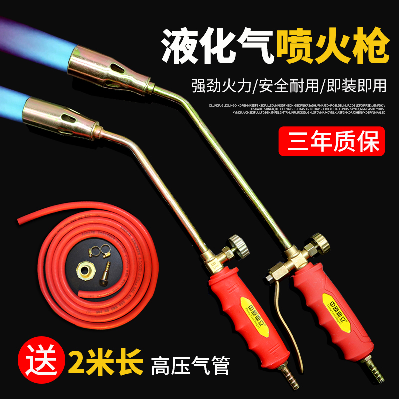 Jet Fire Gun Gas Liquefied Gas Burning Pig Hair Spray Gun Head Home With Hand Burning Meat Theorizer Gas Flame Jet Blaster