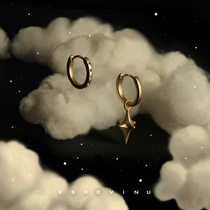 Cosmic symbol Doji earrings-what kind of poet can pick the stars he writes