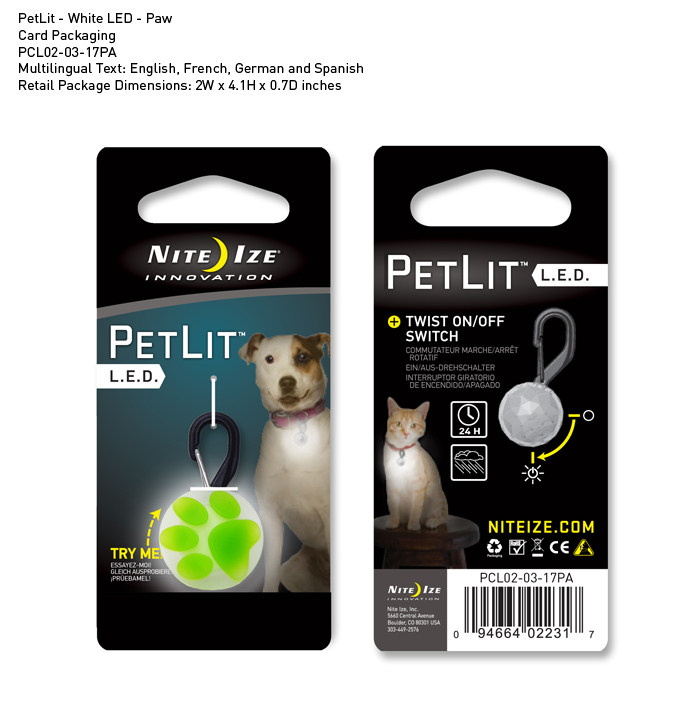 OIPSK] Niteize Kelilai led design small and light zipper light outdoor distress signal