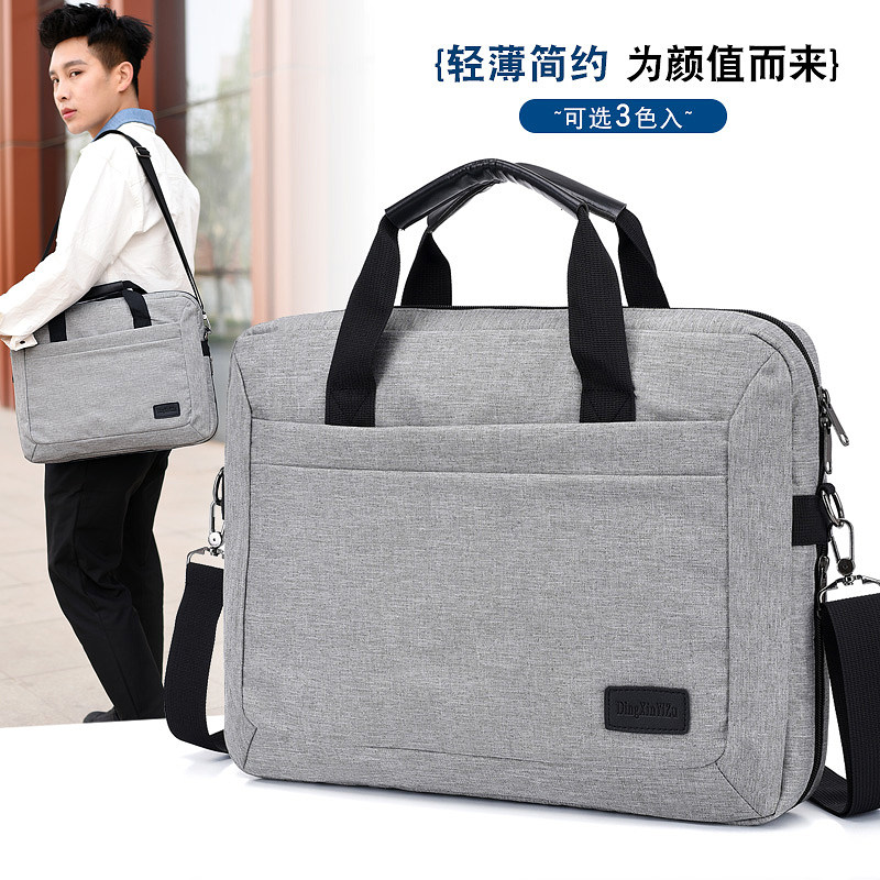 Handbag Male Business Leisure Oxford Brock Men's Brief Package nylon Canvas Men's Bag Single Shoulder Pack