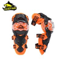Wolf Hunting Professional Motocross Riding Elbow Pad Anti-Fall Windproof Motorcycle Racing Equipped Kids Knee Pads for Four Seasons