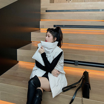 (1 piece 8 fold 2 pieces 7 fold 3 pieces 6 fold) loose 2020 new winter high collar short down cotton horse clip