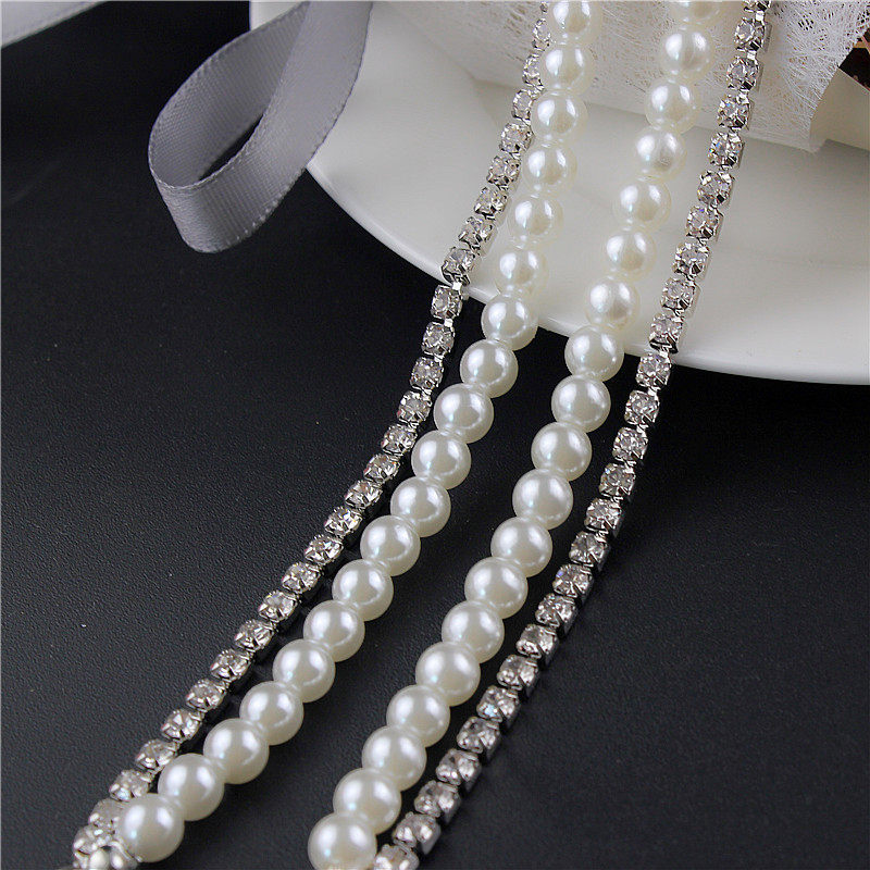 Универсальные бретели ручной работы, сменное нижнее белье из жемчуга, топ без лямок для невесты, открытые плечи 