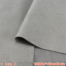 YSHIELD SILVER-ELASTIC high and low frequency radiation shielding fabric imported from Germany 1 6 meters wide